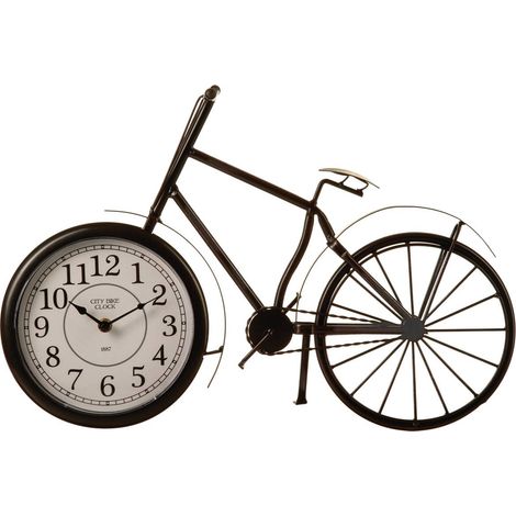 Orologio da bicicletta nero 52x32cm - Atmosphera créateur d'intérieur (1/2)
