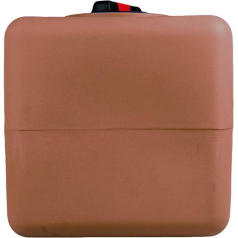 Cuve récupération eau de pluie 200L - Réservoir aérien cubique Terracotta - Polyéthylène - ELBI CB