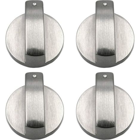 Ulisem4 pièces bouton cuisinière boutons de cuisinière à gaz boutons de cuisinière à gaz en métal bouton de cuisinière à gaz contrôle boutons de cuisinière en métal pour cuisine 6mm