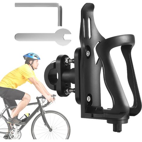 Porte-bouteille pour cadre de moto - Organisateur de bouteilles d'eau à fixation sur cadre - Support de rangement de boissons à