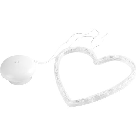 Guirlande lumineuse LED murale mignonne en forme de cœur pour la décoration de chambre (1/5)