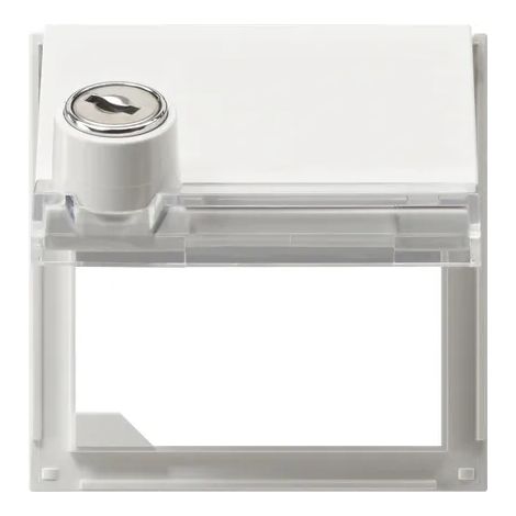 Gira Telaio adattatore KD Serratura uguale + BSF Gira TX44 (WG UP) Bianco puro [069766], 0697 66