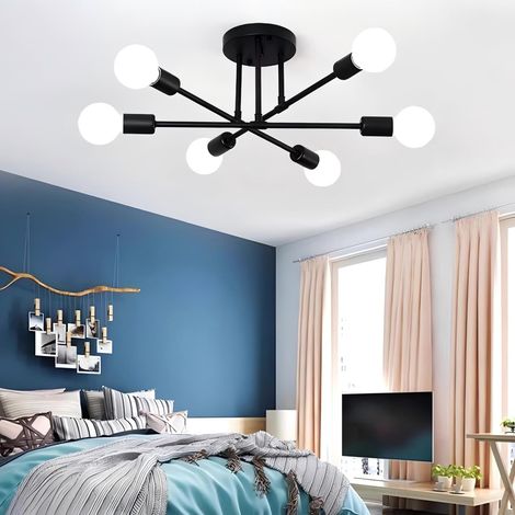 Plafonnier AVIV noir – Design moderne (1/3)