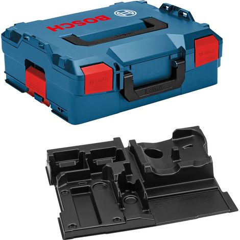 Bosch – Coffret L-Boxx 136 – Calage pour scie sauteuse GST 18 V-LI – Matériau robuste – Ouverture facile et clips améliorés