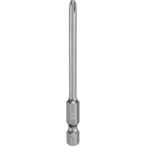 1 - Embout De Tournevis - Acier S2 - Tête Phillips PH2 Magnétique Pour Visserie Électroménager Et Métal - Noir - 80mm