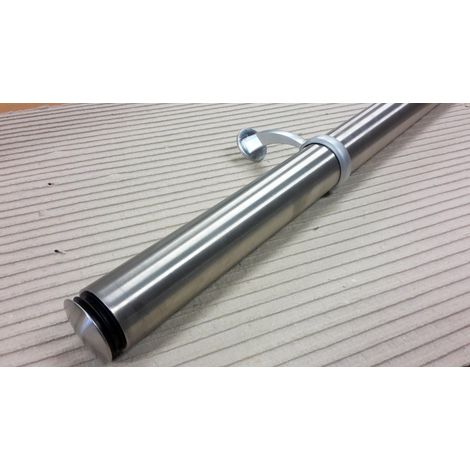 HANDLAUF-SET EDELSTAHL LÄNGE1,50M,Ø42MM,INCL.HALTER