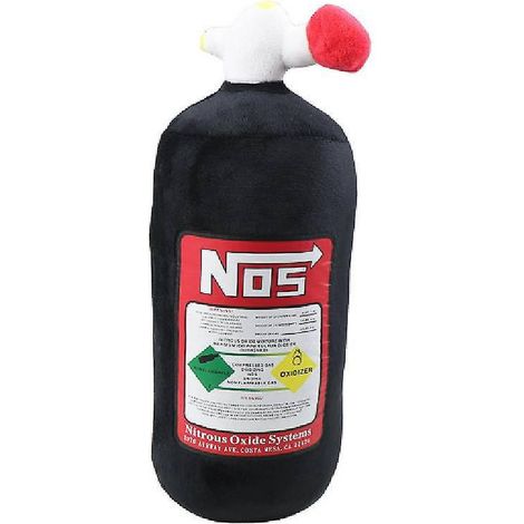 noirnos Oreiller De Bouteille D'oxyde Nitreux Coussin D'appui-tte Dcoratif De Voiture Oreiller En Peluche Cratif, Appui-tte (1/5)