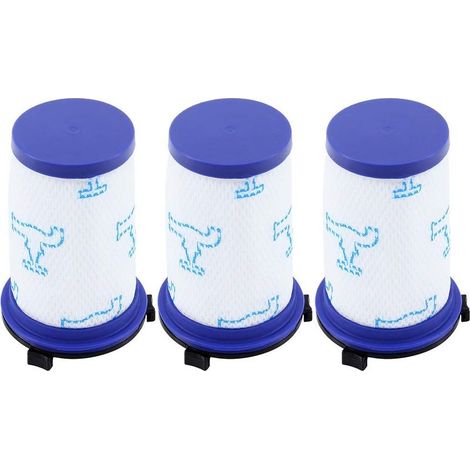 Lot de 3 filtres de rechange pour aspirateurs Rowenta Air Force 360 RH9051WO RH9057WO RH9059WO RH9081WO RH9086WO et Tefal Air Force 360. Alternative au filtre ZR009001. (1/5)