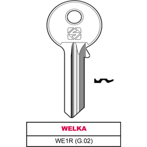 Silca chiave asc we1r (g.vac 4) welka (20 pezzi) - Silca