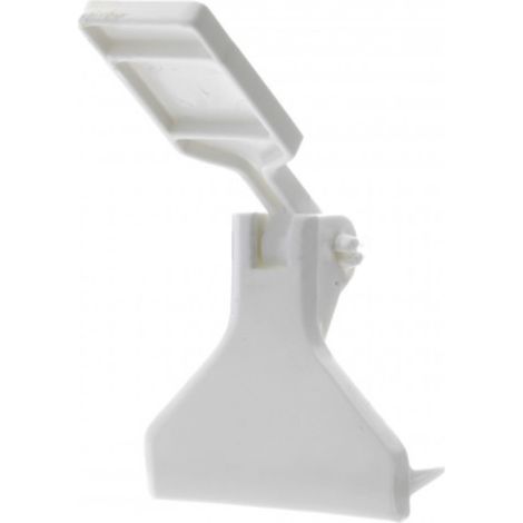 Cyclingcolors – Arrêt vent en PVC blanc pour jalousie ou persienne – Longueur 105mm – Fixation droite/gauche – Butée de volet roulant