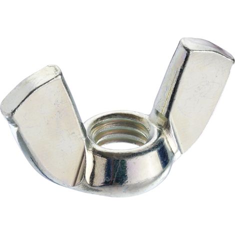 Unifix Wing Nuts Bzp Uni 5448 - M4 x 0.70 (1/2)