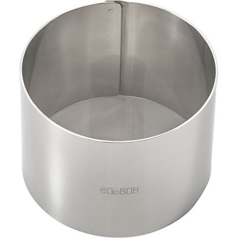 Ibili Cerchio in acciaio inox 8 cm di diametro 6 cm di altezza (1/3)