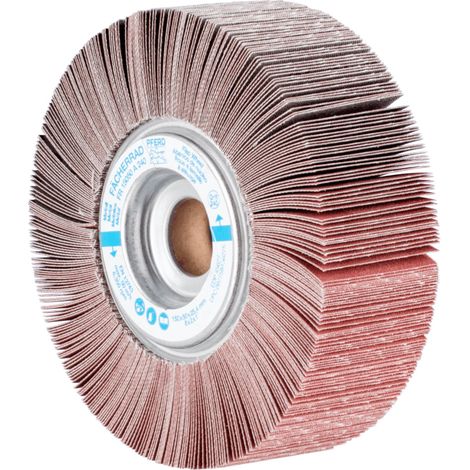 PFERD TOOLS Lamellenschleifrad FR Ø 150x50mm Bohrung Ø 25,4 mm A240 für universelle Anwendung 2 Stk (1/4)