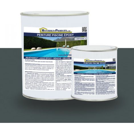Peinture Piscine Epoxy - 1 Kg Gris anthracite - MATPRO (1/5)