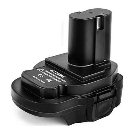Makita 18V Ni Cordless Power Tool Battery Adapter Converter Compatible with Makita 18V Lithium Battery BL1820 BL1830 BL1840 BL1850 BL1860. (1/2)