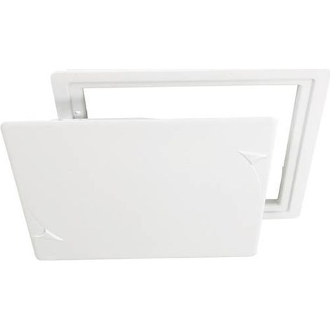Nicoll – Trappe de visite 24x24 cm – Polystyrène blanc anti-corrosion – Étanchéité à l’air renforcée – Pose verticale/horizontale