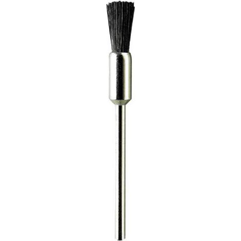 Brosse en crin diametre 5mm sur tige - diametre du mandrin 2.35mm