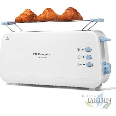 Tostapane da 850 W  Tostapane per 2 fette lunghe  Tostapane con funzione di scongelamento  Tostapane con termostato regolabil