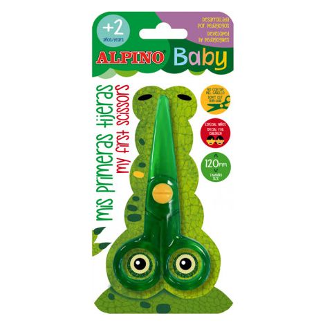 PT0036 tijera de escritorio y manualidades Universal Corte recto Verde