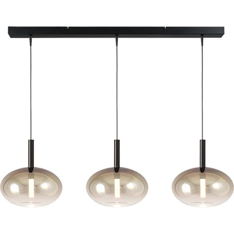 Lampe pendante 3L Ø 24cm Lido Onion avec du verre doré qui s’estompe. - 2861-05-02-100-3-3 (1/2)