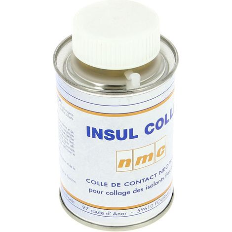 Colle pour tuyau isolant avec pinceau - Pot de 0,25L
