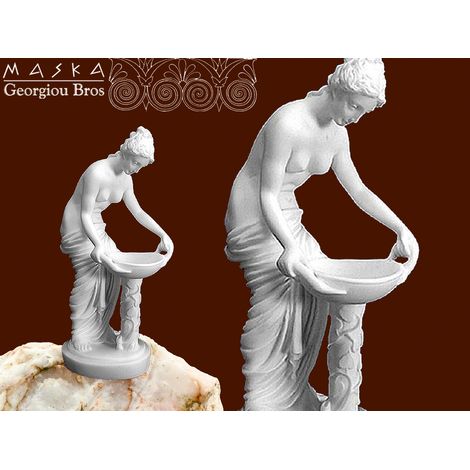 Statuetta di donna in alabastro greco