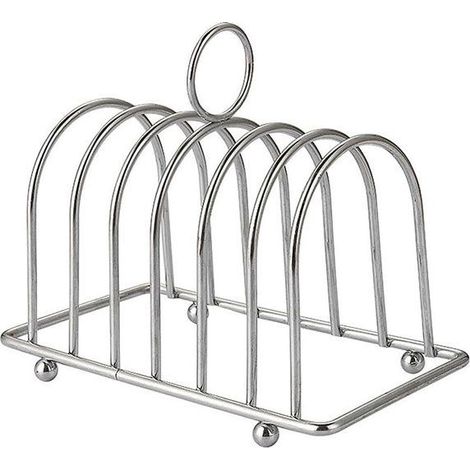 2 supports à pain grillé, 6 tranches, poignées ergonomiques, cadre pâtisserie, pour cuisine et buffet
