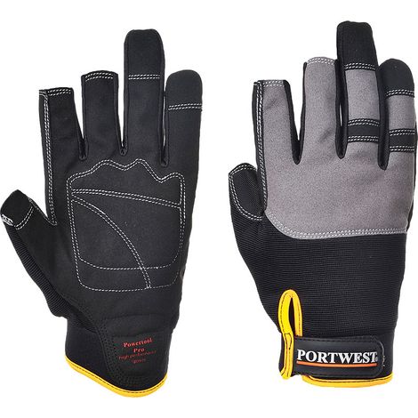 Powertool Pro – Hochleistungs-Arbeitshandschuh – M – Schwarz – Portwest
