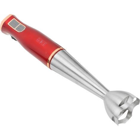 Elektrischer Stabmixer 400 W, Mini-Stabmixer mit Kabel und Edelstahlklinge für Obst, Babynahrung und Suppen, EU-Stecker 220 V (1/5)