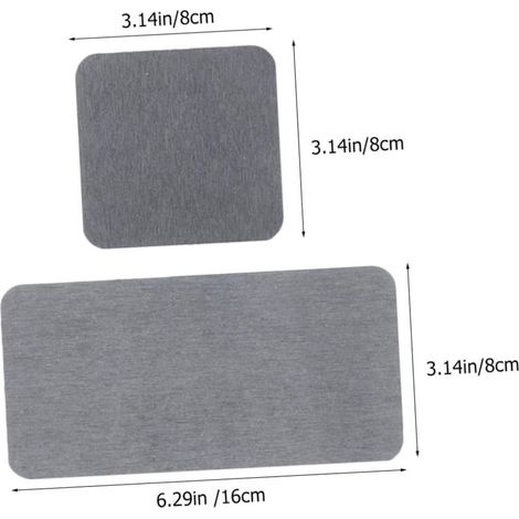 Set mit 4 Diatomit-Absorptionspads für Arbeitsplatten (1/3)