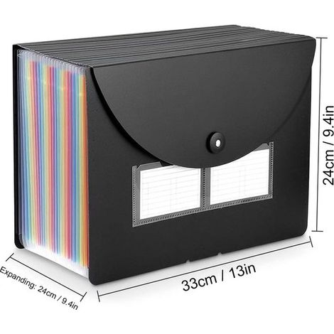 Raccoglitore A4, cartella A4, raccoglitore a 25 scomparti, organizer per documenti, raccoglitore a fisarmonica, raccoglitore portatile per documenti personali o d'ufficio (1/5)