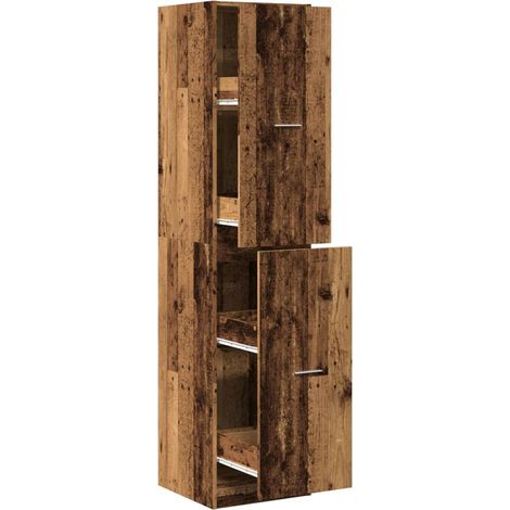 Maison Exclusive - Armadietto da Farmacia Legno Vecchio 40x41x174,5 cm Truciolato