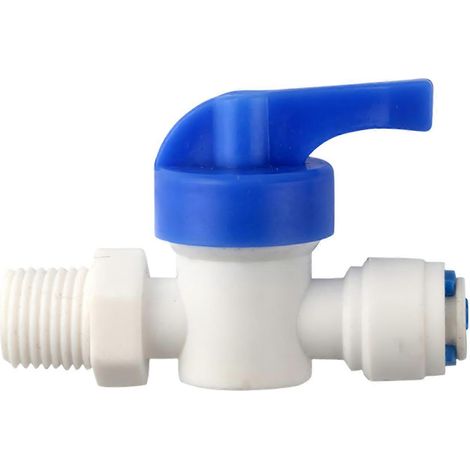 Vannes à bille en polyéthylène haute densité, 2 pièces, raccords de plomberie légers et robustes pour l'alimentation en eau et la gestion des fluides, multicolores (1/5)