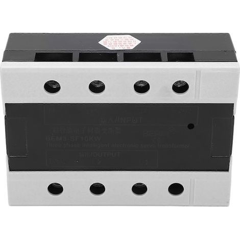 Servotransformador trifásico de 10 kW, convertidor electrónico de voltaje, entrada de 360-420 V, salida de 200-230 V - Perfecto (1/4)