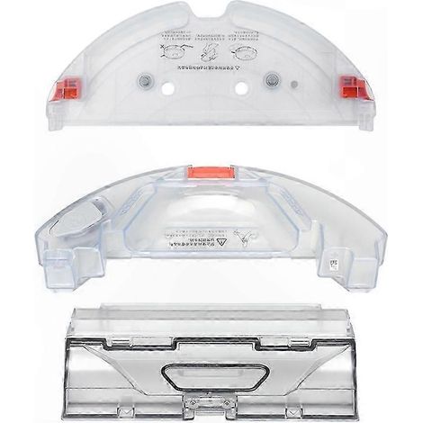 Réservoir d'eau et bac à poussière de rechange pour aspirateurs robots Roborock S5 Max, S6 MaxV, S6 PURE et T7 avec accessoire pour support de nettoyage. (1/2)