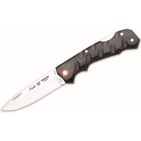 Couteau Pegaso 600 Miguel Nieto de 19 cms avec lame en acier de 8 cms et mango Black Mikarta