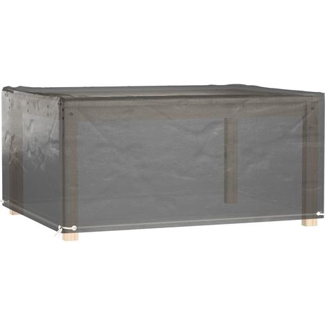 Maison Exclusive - Copri Mobili Giardino 2pz 8 Occhielli 160x120x75cm Rettangolare