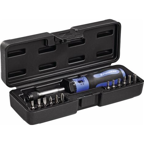 Jeu de tournevis dynamométriques 13 pièces 1-5 Nm réglable PROMAT (1/4)
