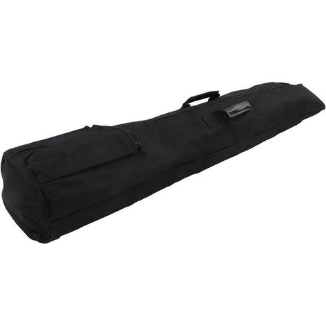 Custodia impermeabile per metal detector con tasca laterale, borsa portaoggetti, borsa da viaggio per la caccia al tesoro, borsa nera per metal detector da 41,3 pollici (1/5)