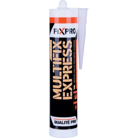 Mastic-colle - Multifix Express - Fixpro - Polymères hybrides - Vendu à l'unité (1/4)