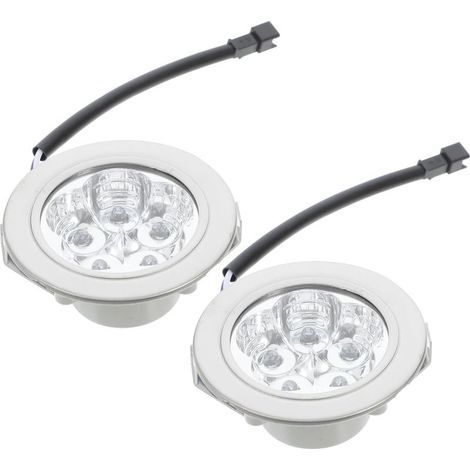 Lot de 2 spots LED pour hottes de cuisine, ampoules de remplacement à économie d'énergie pour l'éclairage des hottes, installation facile au-dessus des plaques de cuisson.