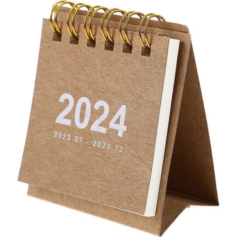 Calendrier de bureau pratique pour la maison, calendrier de table pour le bureau-7X6.5X3.5CM (1/3)