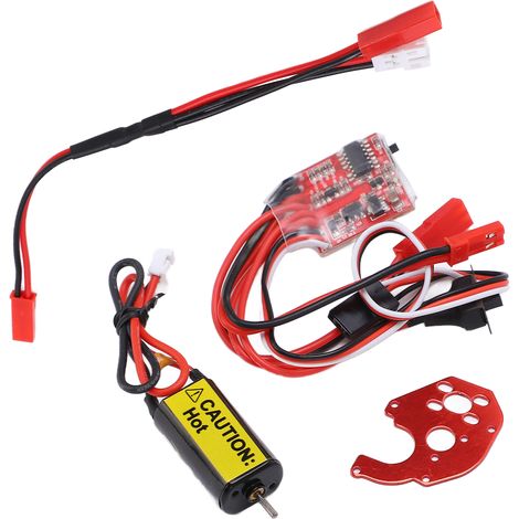Moteur à balais 050 66T avec variateur 30A pour voiture RC Axial SCX24 AXI90081 1/24 - Pièces de mise à niveau (1/5)