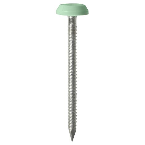 TIMCO Polymer Headed Nails A4 Stainless Steel Chartwell Green - 65mm