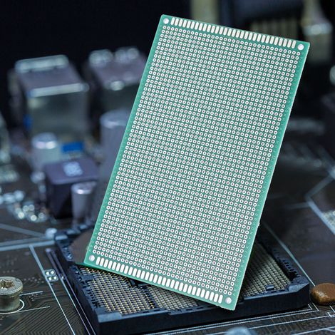 10 plaques d'essai PCB double face étamées de 9 x 15 cm (1/5)