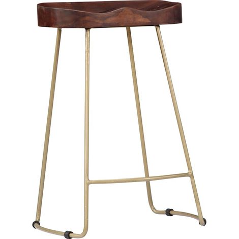 Maison Exclusive - Sgabelli da Bar Gavin 2 pz in Legno Massello di Mango (1/5)
