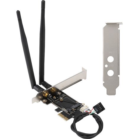Tarjeta adaptadora de red Ekey M.2 PCIe a NGFF, extensor Wi-Fi WLAN, contactos chapados en oro, para PC de escritorio (1/5)