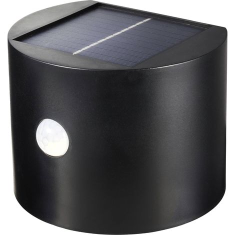 Sygonix SY-5770788 Applique solaire extérieure avec détecteur de mouvement LED noir C632012 (1/4)