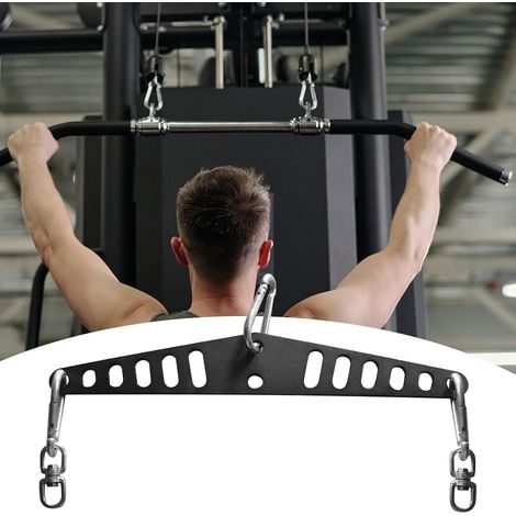 Attacco macchina cavo, Attrezzatura per allenamento palestra, Piastra adattatore per di puleggia resistente, Connettore per macchina a estrazione multiplo, di puleggia per cavi per (1/5)