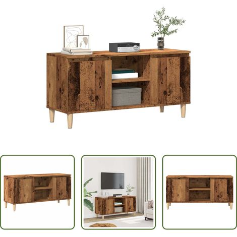 TV-Schrank Altholz - TV-Schrank Altholz-Optik 102x35x50 cm Holzwerkstoff (1/5)